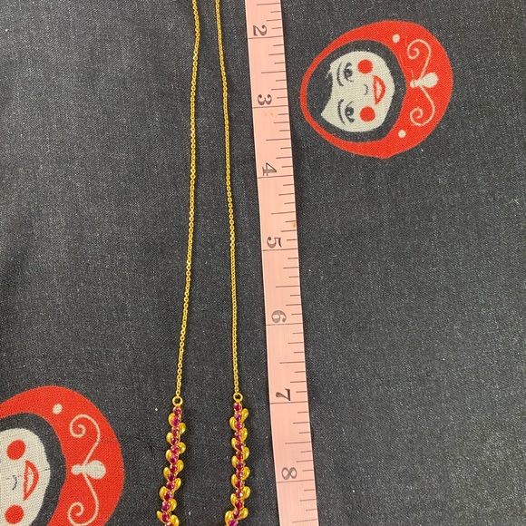 Burmese Ruby Necklace in 18 K solid gold - Picture 11 of 12